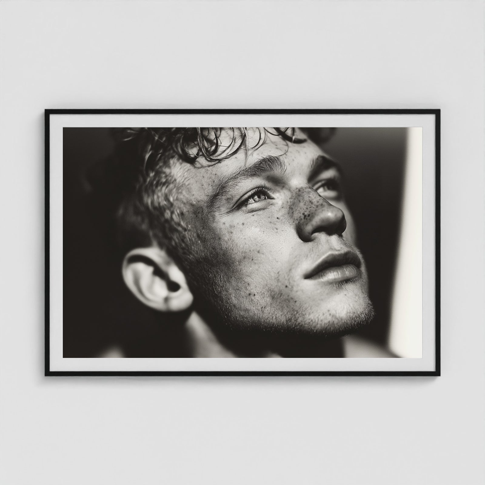 Soft Gaze 60x40 Black Landscape Box Frame