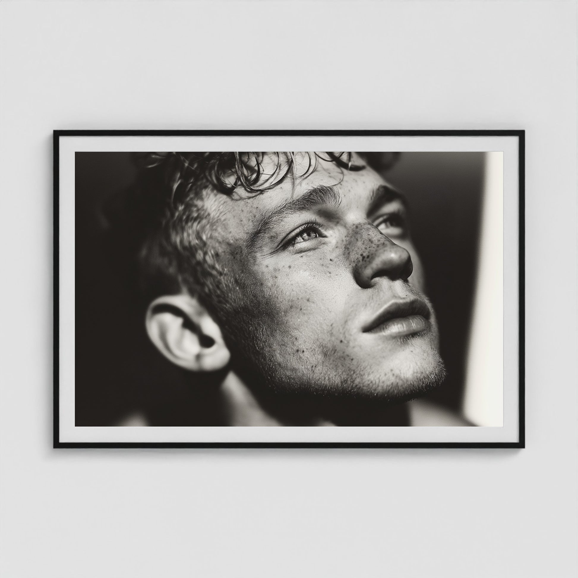 Soft Gaze 60x40 Black Landscape Box Frame