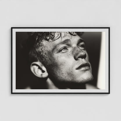 Soft Gaze 60x40 Black Landscape Box Frame
