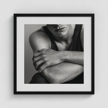 Soft Guard No. 1 20x20 Black Square Box Frame