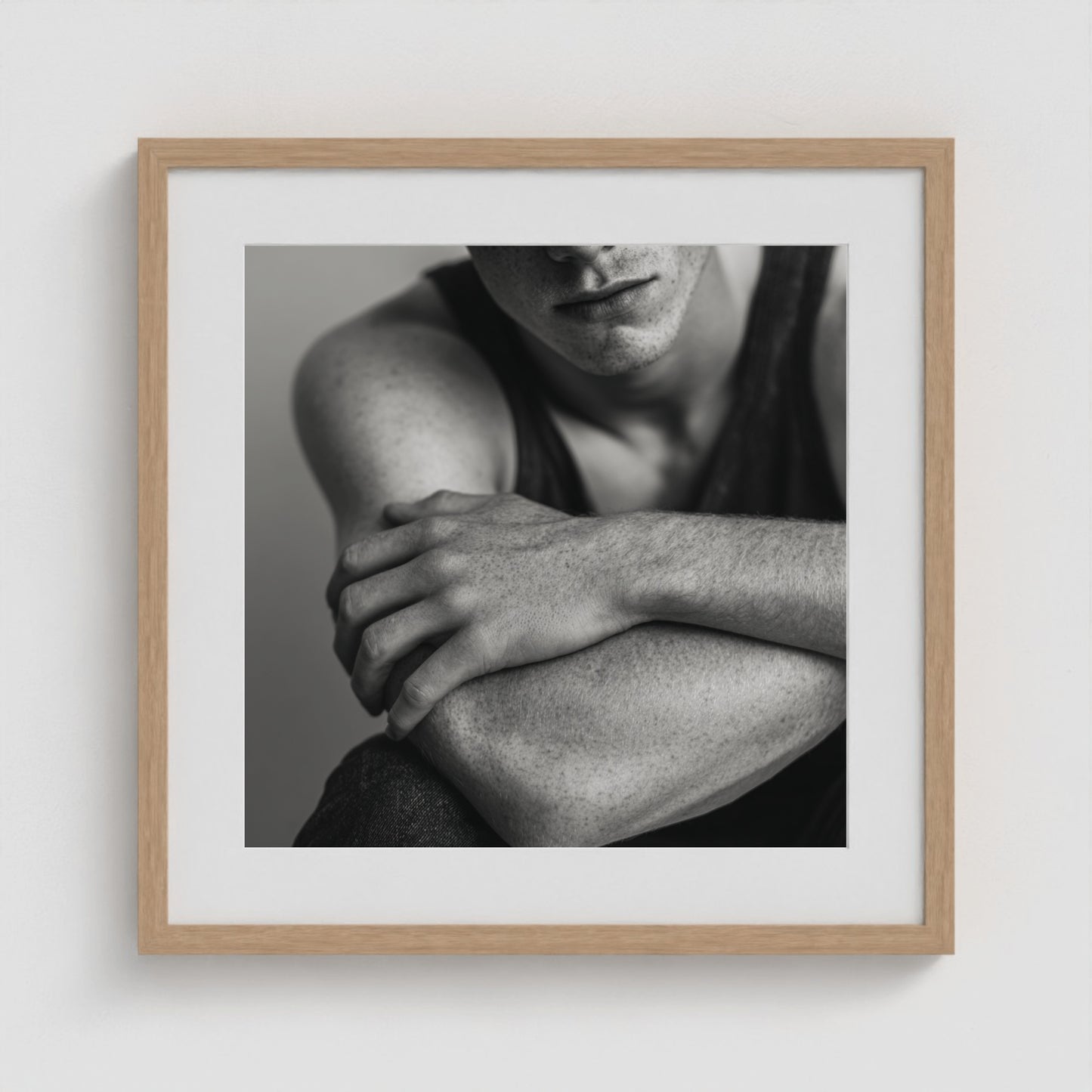 Soft Guard No. 1 20x20 Natural Square Box Frame