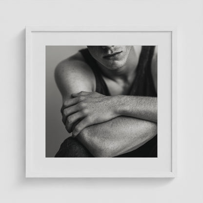 Soft Guard No. 1 20x20 White Square Box Frame