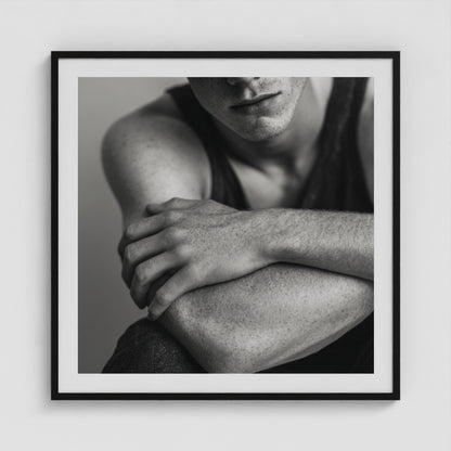 Soft Guard No. 1 36x36 Black Square Box Frame