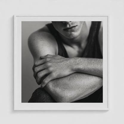 Soft Guard No. 1 36x36 White Square Box Frame
