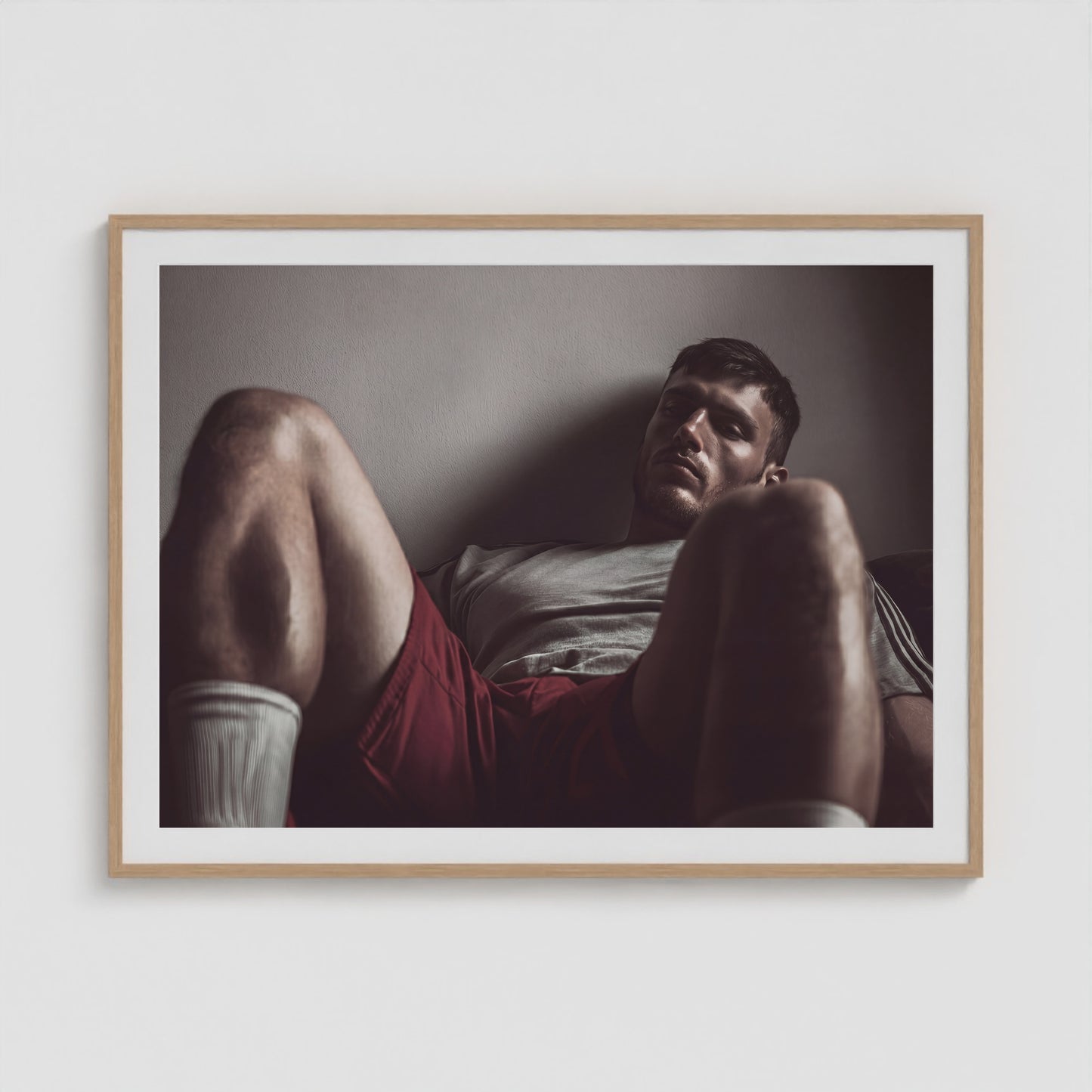 Spread Em 48x36 Natural Box Frame Mockup