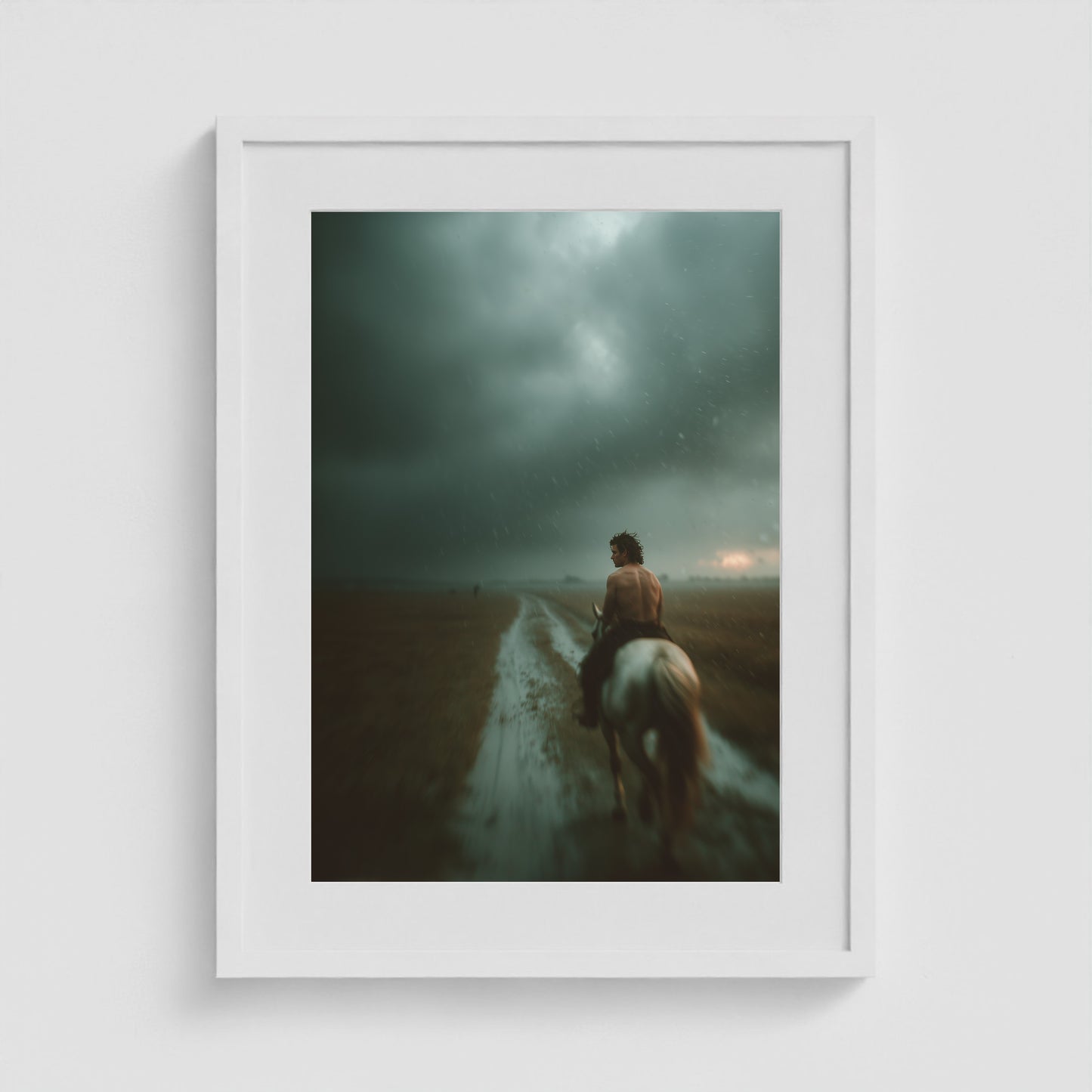 Stormlight Ride 18x24 White Portrait Box Frame