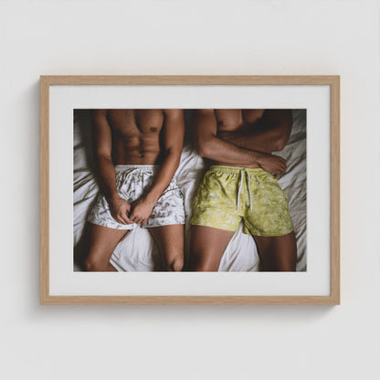 Summer Suits 24x18 Natural Landscape Box Frame