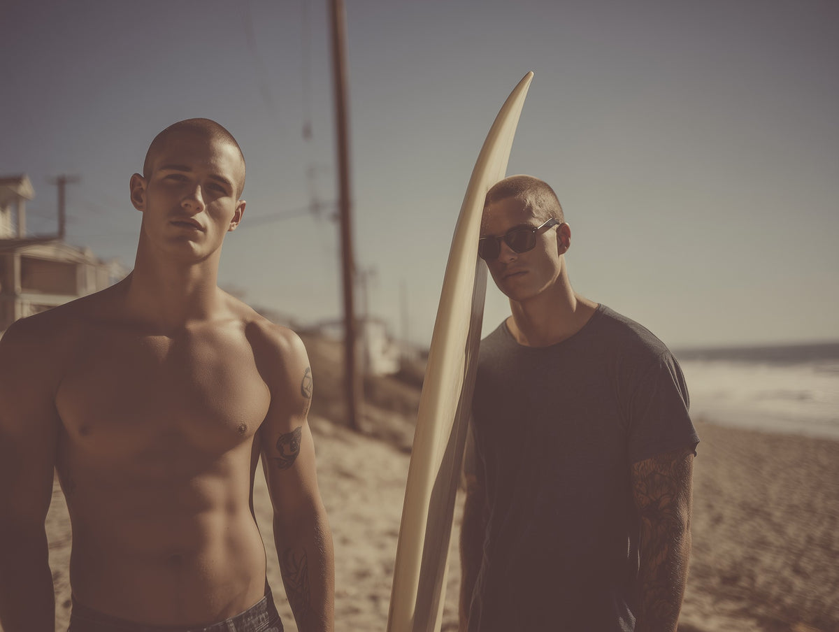 Surf Boys and Board - Raw Artwork