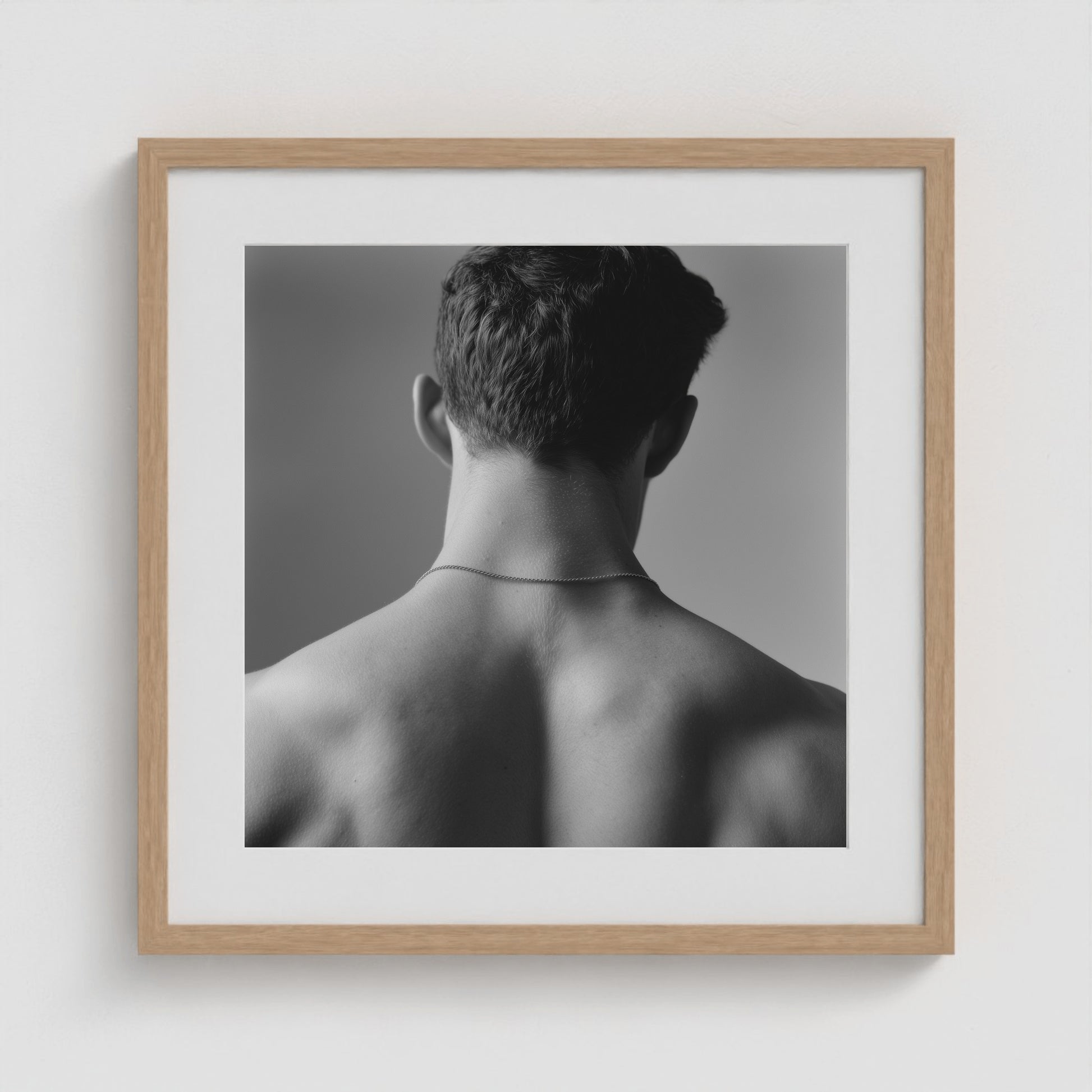 Taper Form 20x20 Natural Square Box Frame
