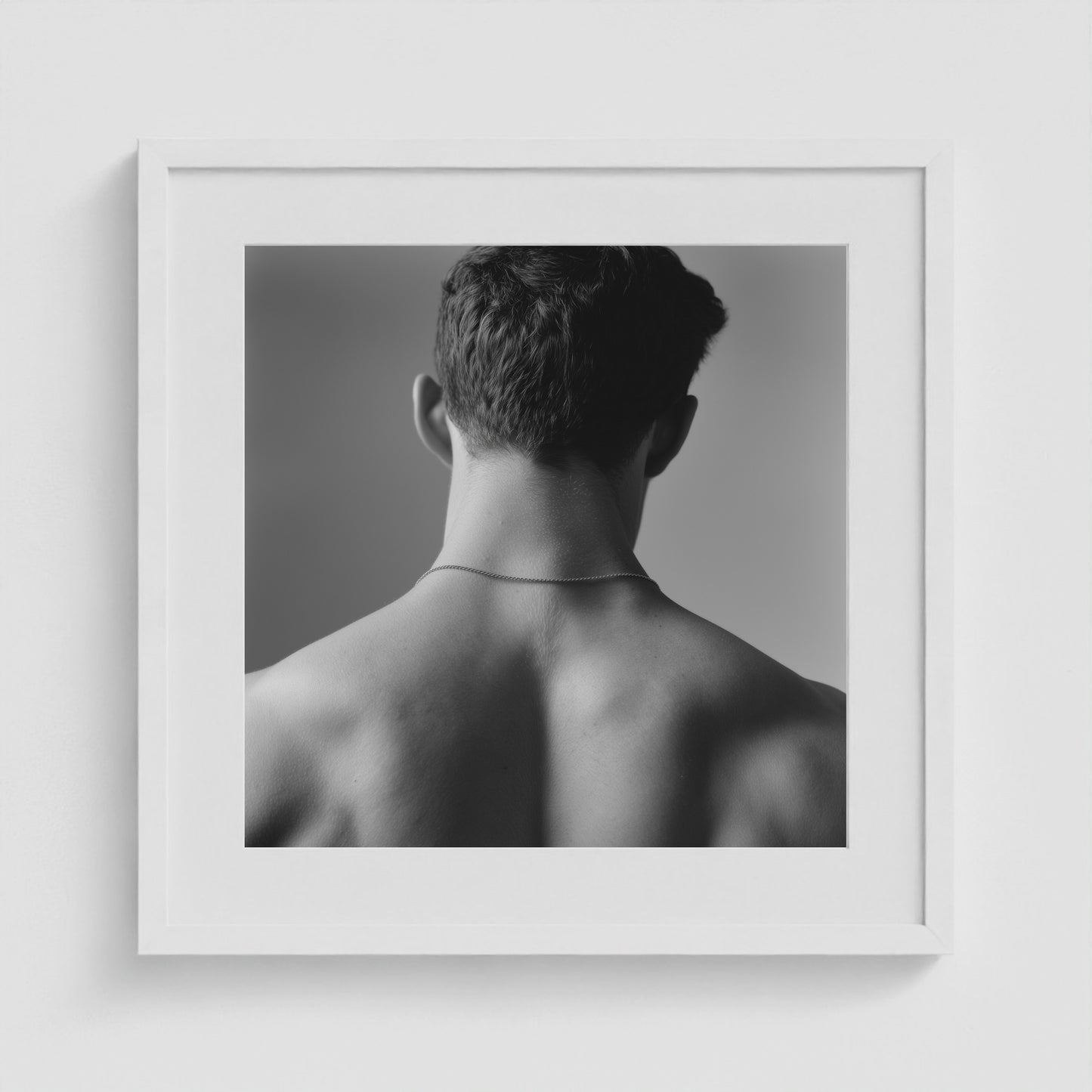 Taper Form 20x20 White Square Box Frame