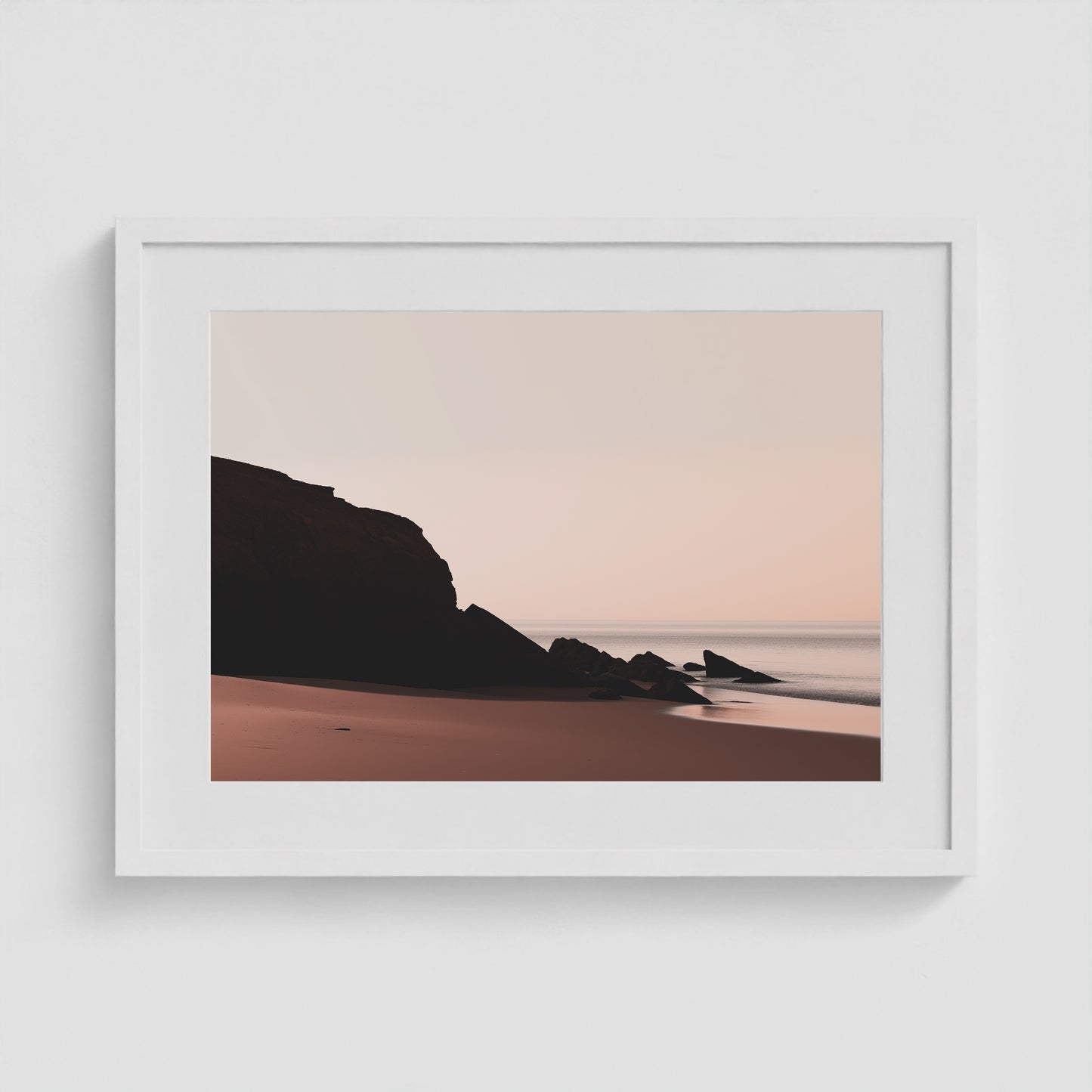 The Best Spot 24x18 White Landscape Box Frame