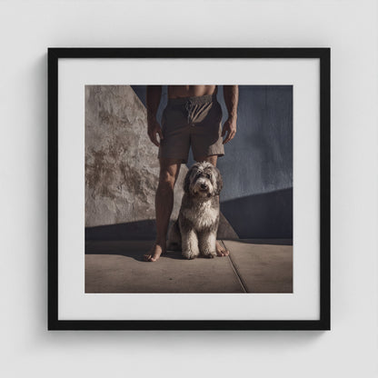 The Companion 20x20 Black Square Box Frame
