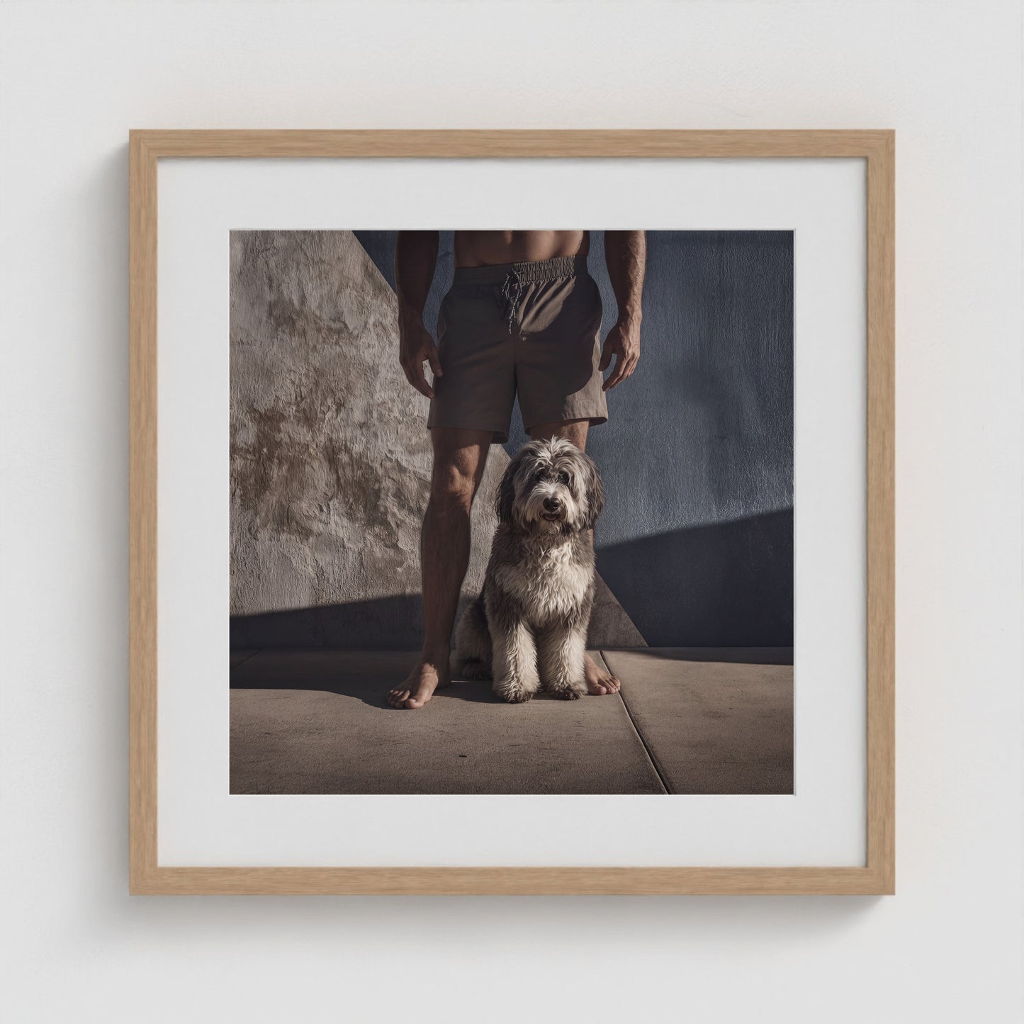 The Companion 20x20 Natural Square Box Frame