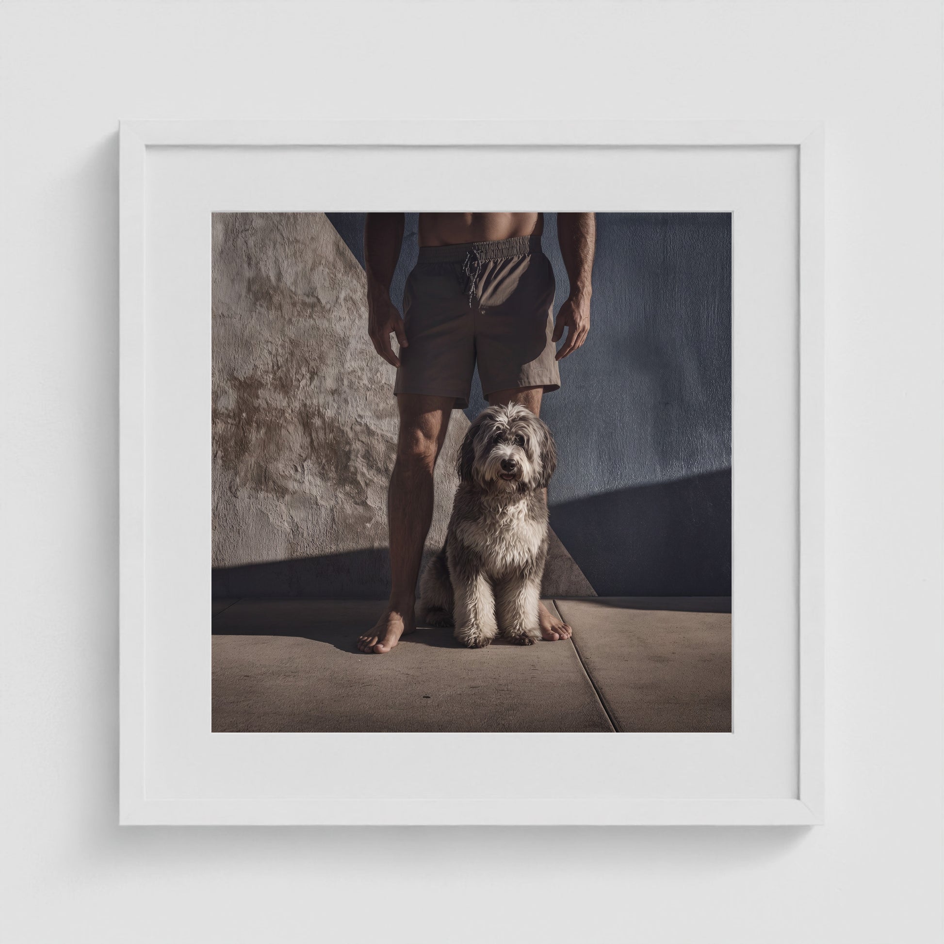 The Companion 20x20 White Square Box Frame