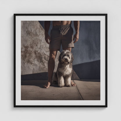 The Companion 36x36 Black Square Box Frame