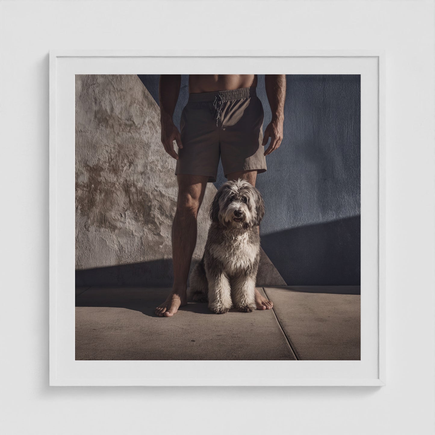 The Companion 36x36 White Square Box Frame