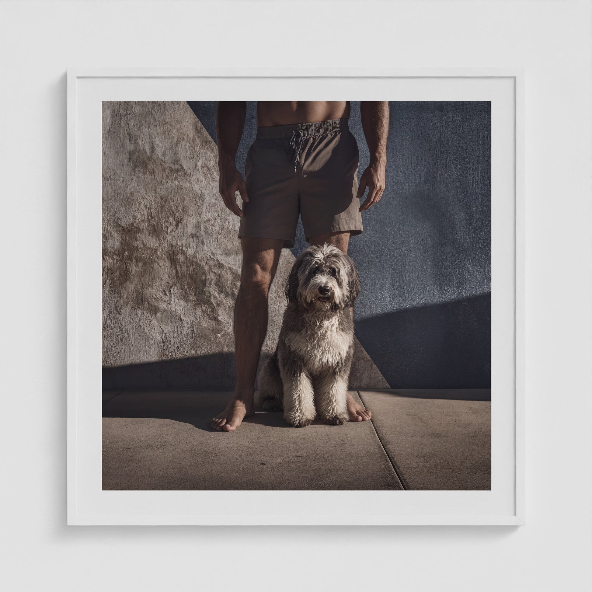 The Companion 36x36 White Square Box Frame
