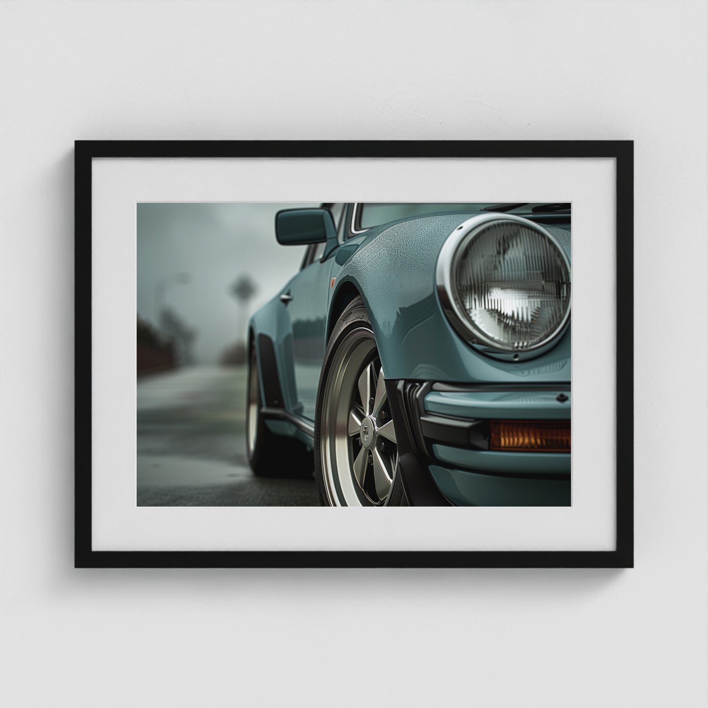 Turquois Sport 24x18 Black Landscape Box Frame