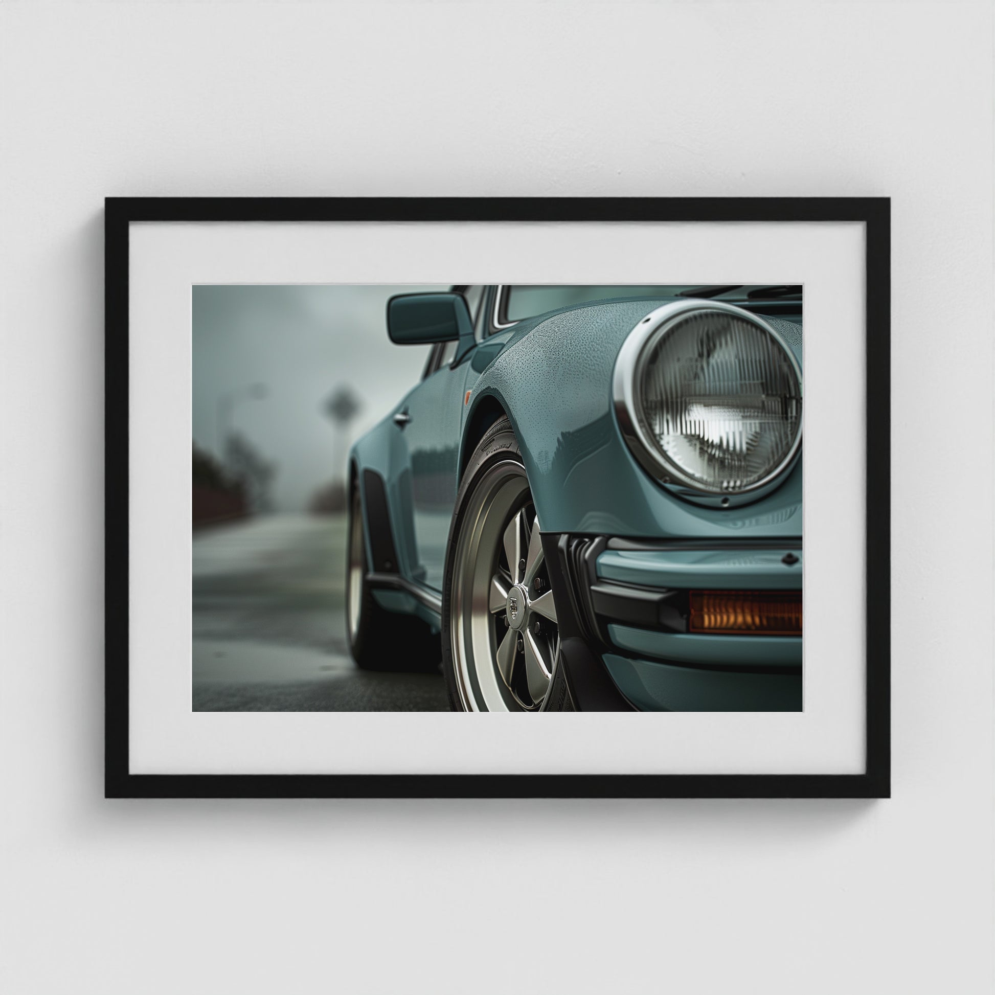 Turquois Sport 24x18 Black Landscape Box Frame