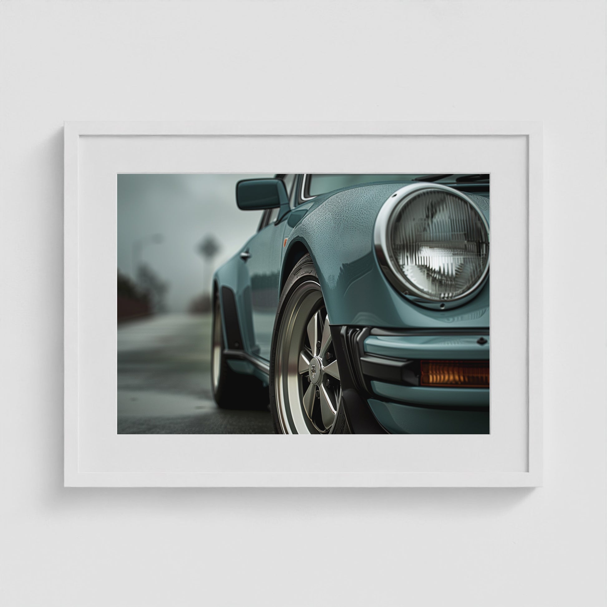 Turquois Sport 24x18 White Landscape Box Frame