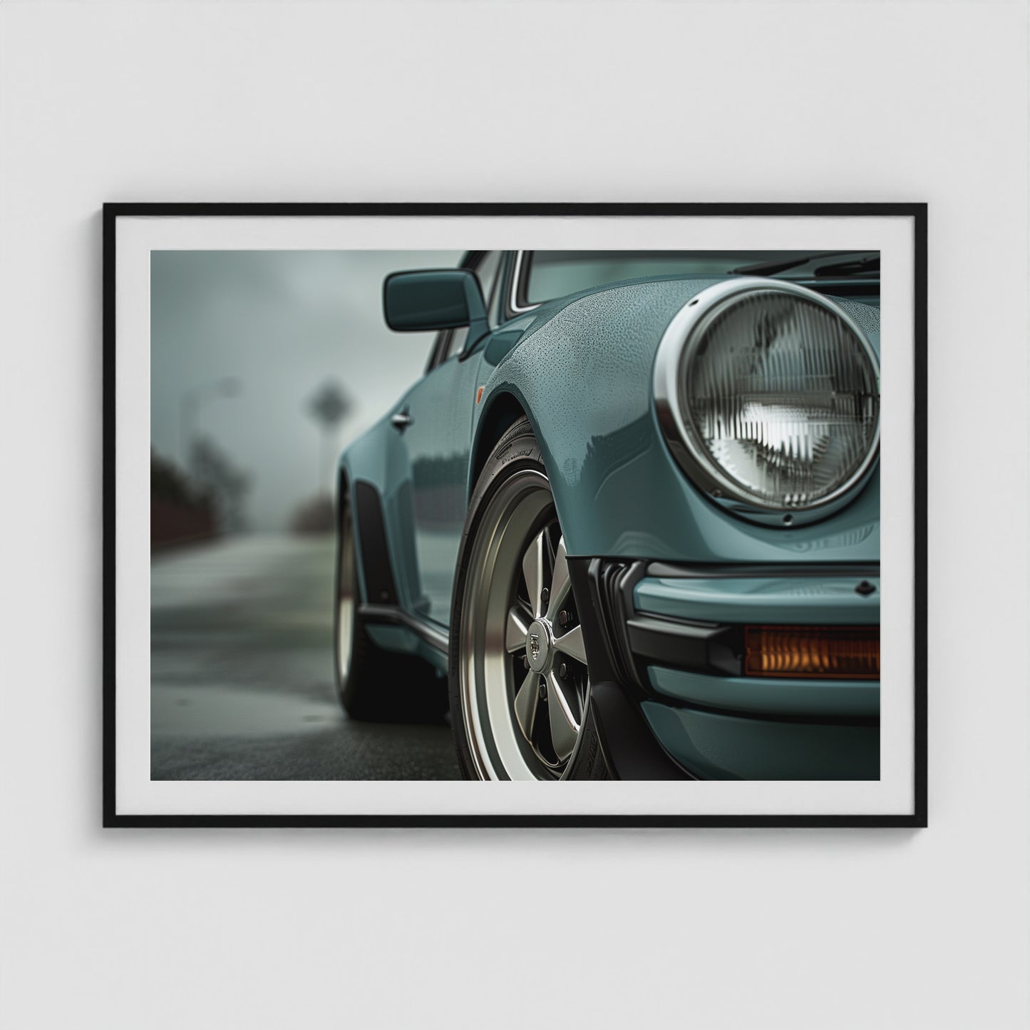 Turquois Sport 48x36 Black Landscape Box Frame