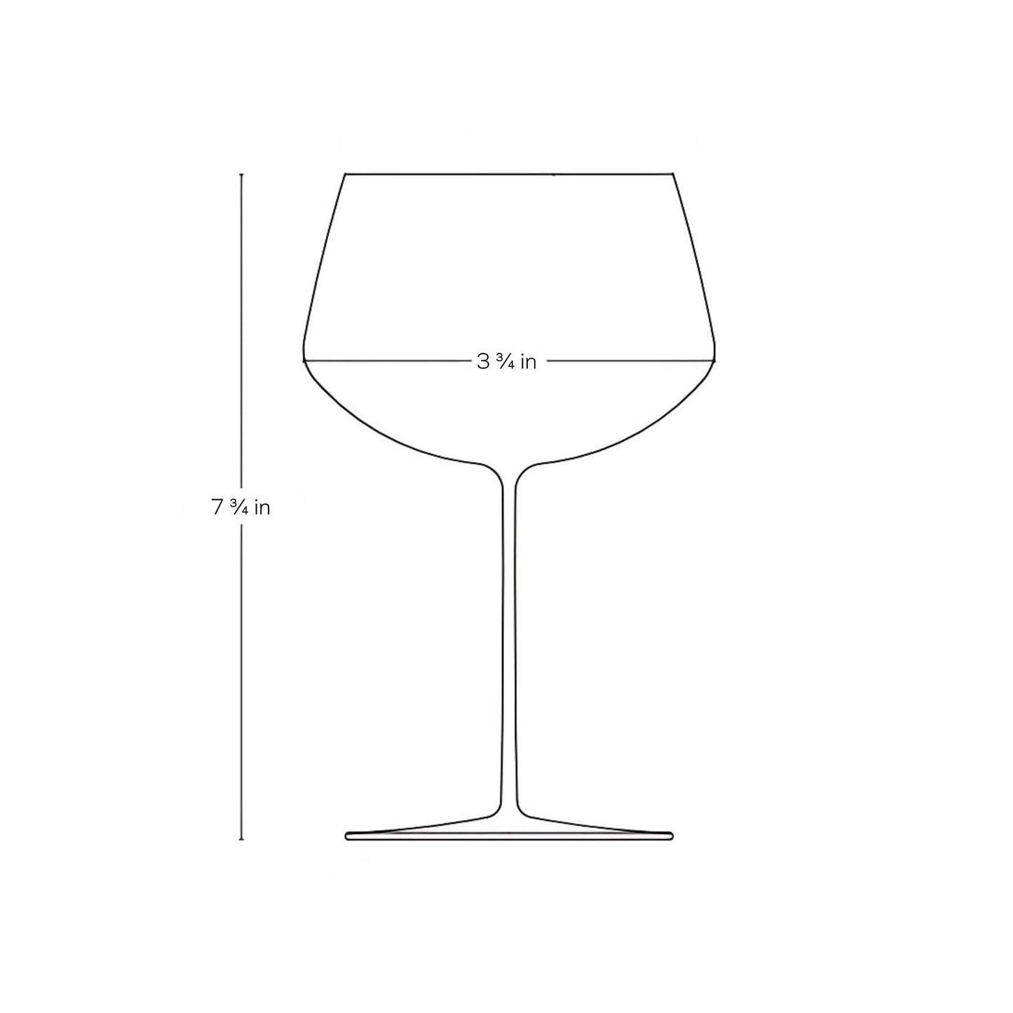 A single NUDE Glass Stem Zero white wine glass showcased against a clean, light backdrop.
