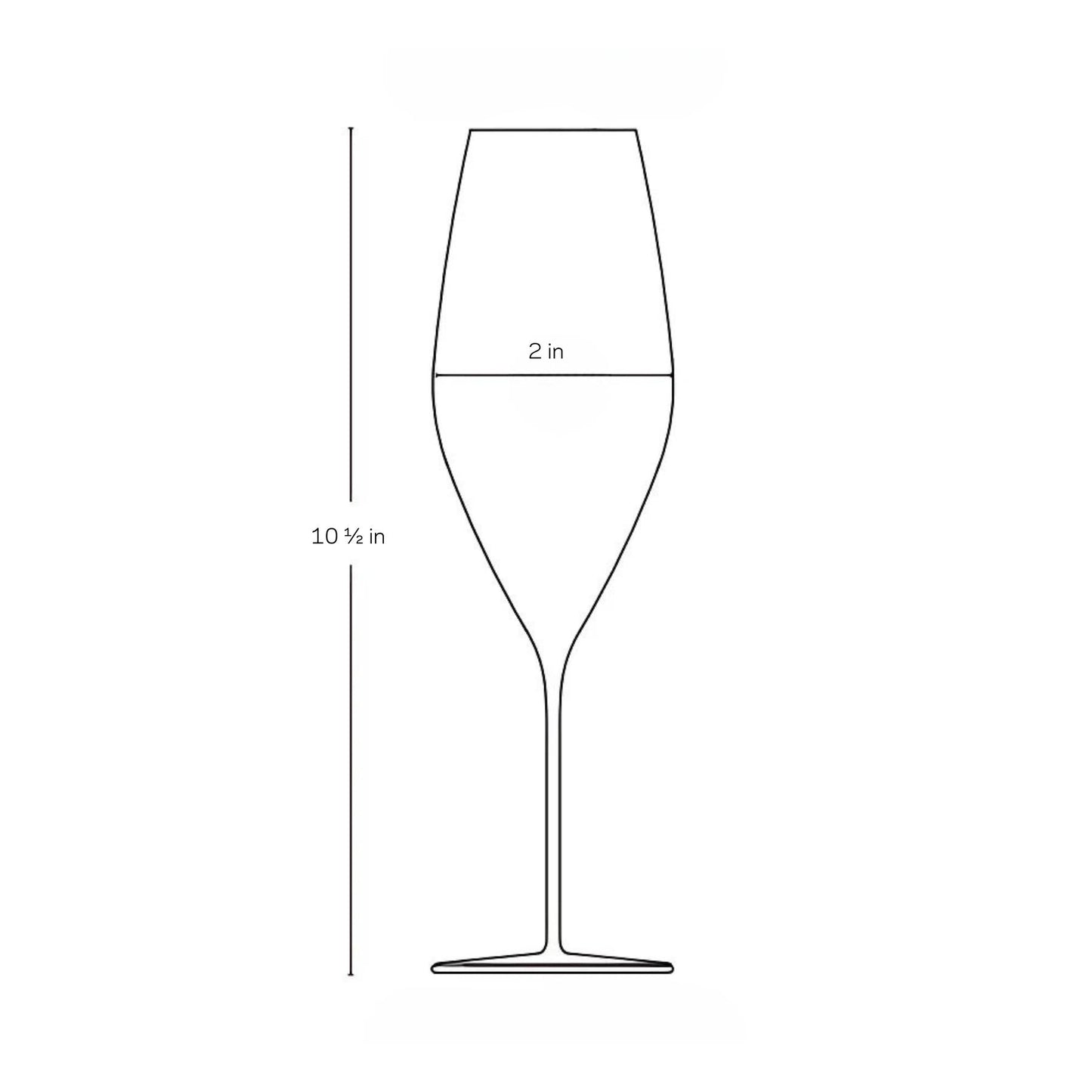The delicate lead-free crystal design of the NUDE Stem Zero Grace glass highlighting its fine stem.
