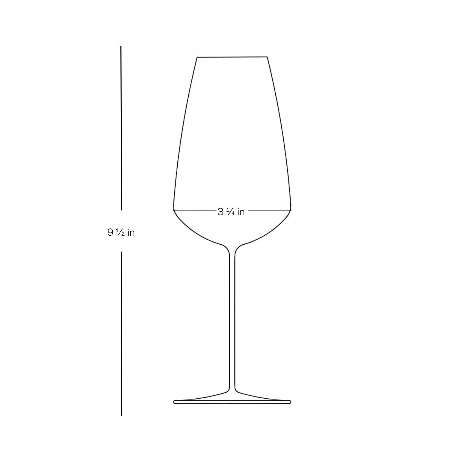 A delicate NUDE Glass Stem Zero Champagne Grand Cru glass showcasing its tapered crystal bowl.