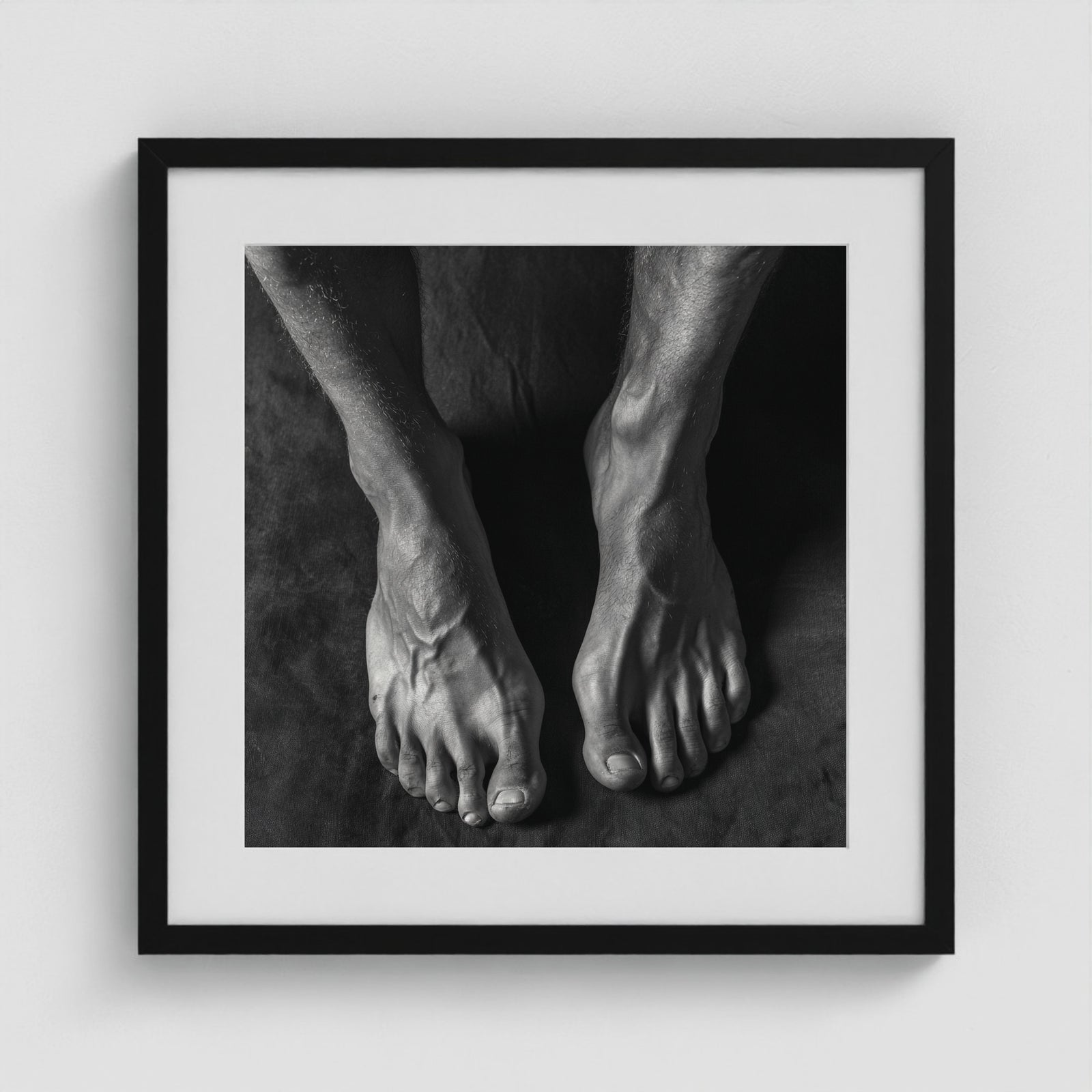 Underfoot 20x20 Black Square Box Frame