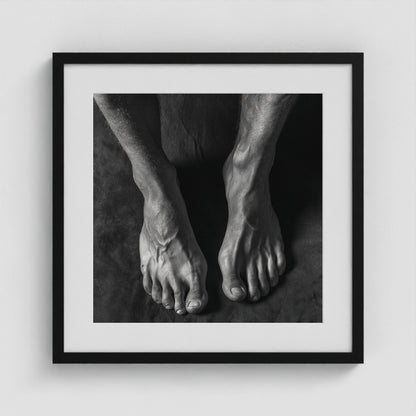 Underfoot 20x20 Black Square Box Frame
