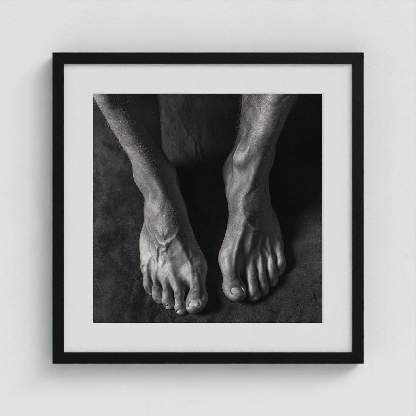 Underfoot 20x20 Black Square Box Frame