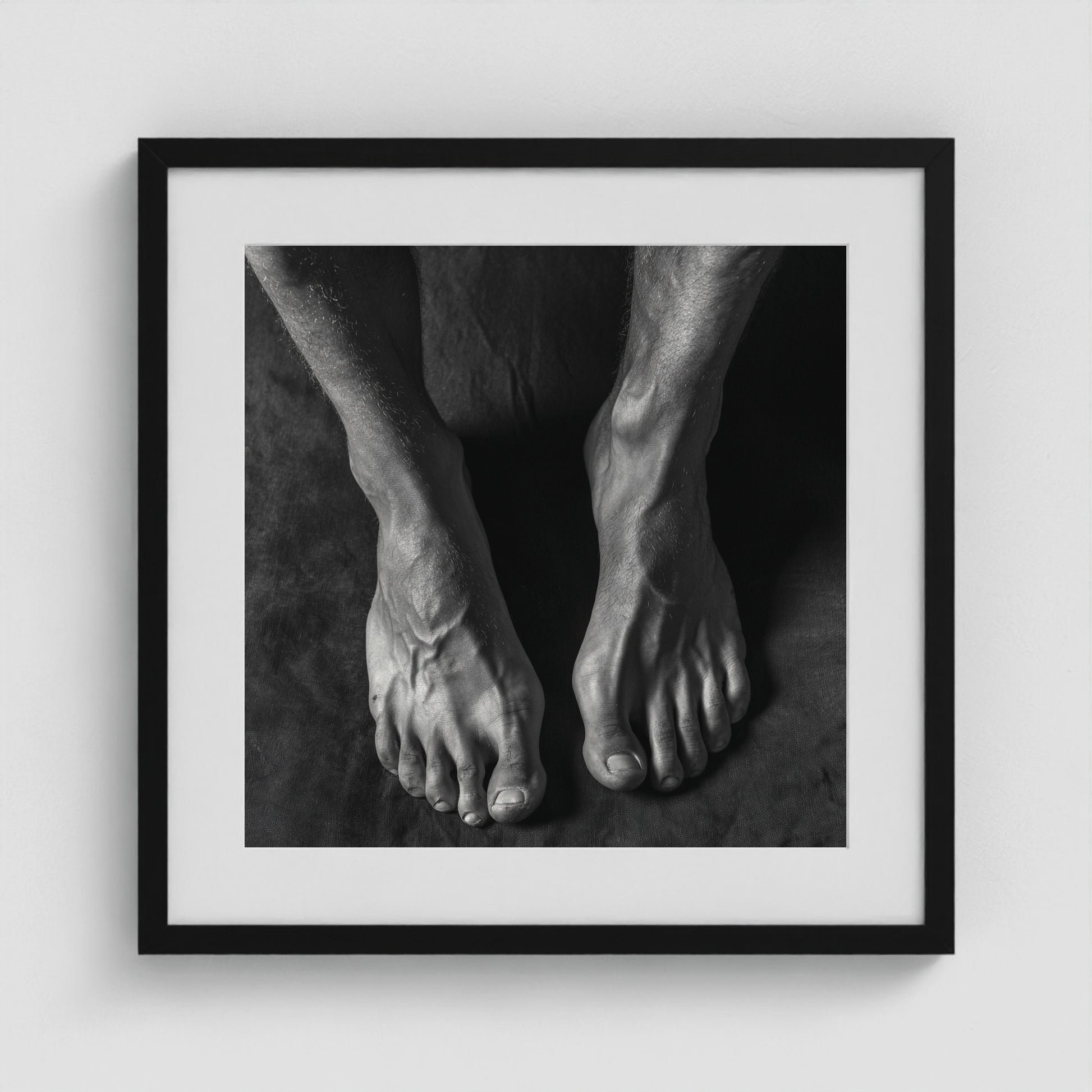 Underfoot 20x20 Black Square Box Frame