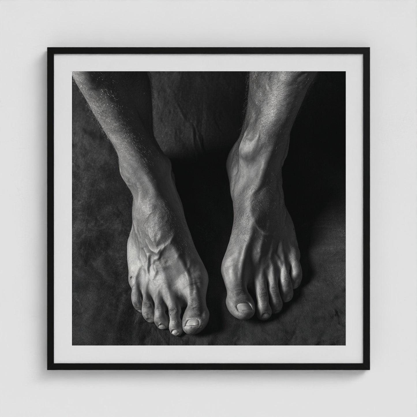 Underfoot 36x36 Black Square Box Frame