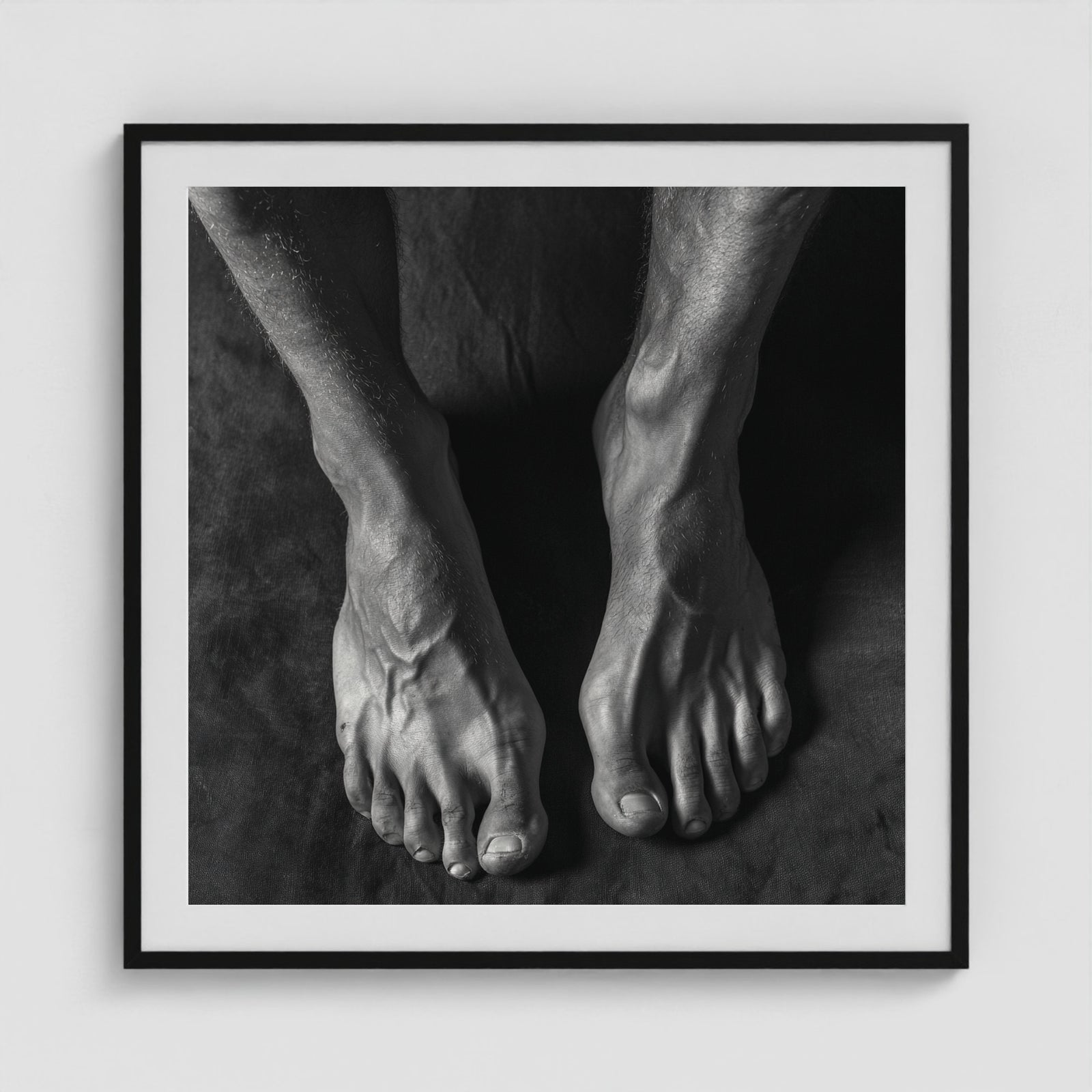 Underfoot 36x36 Black Square Box Frame