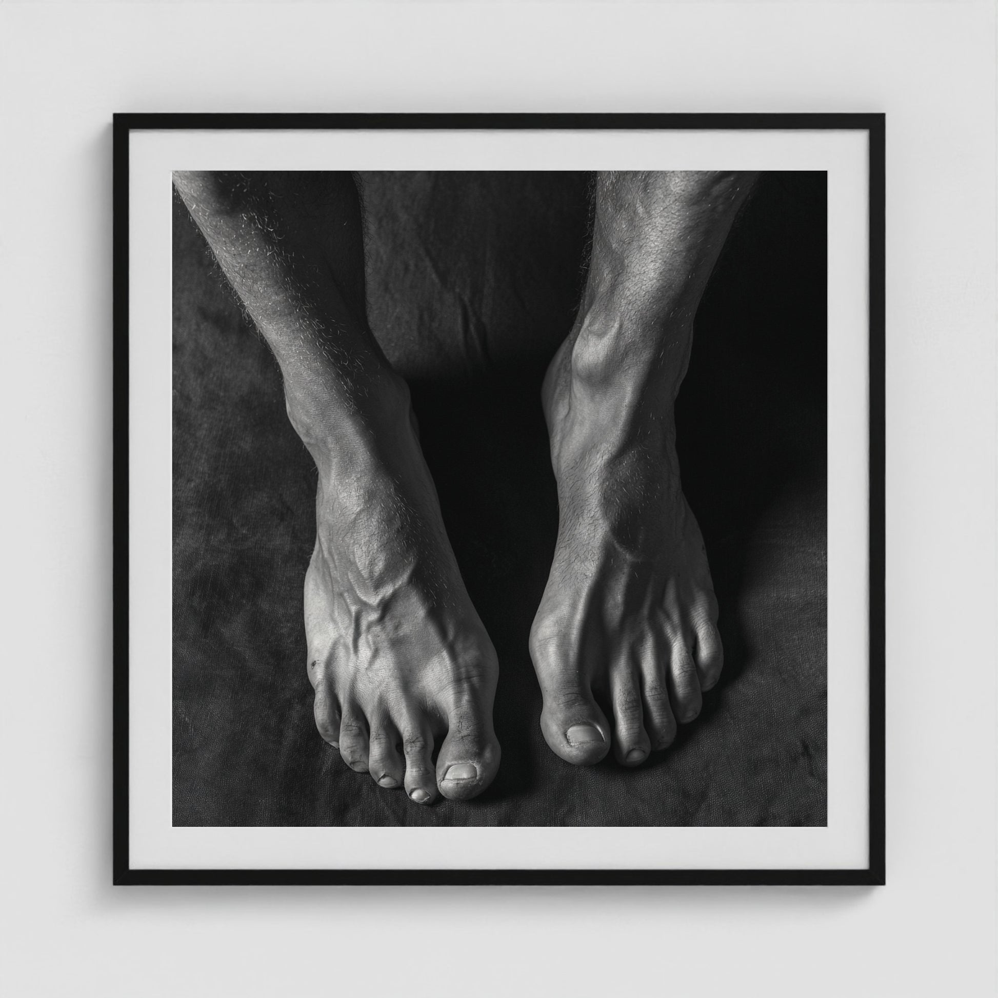 Underfoot 36x36 Black Square Box Frame