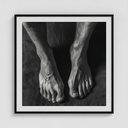 Underfoot 36x36 Black Square Box Frame