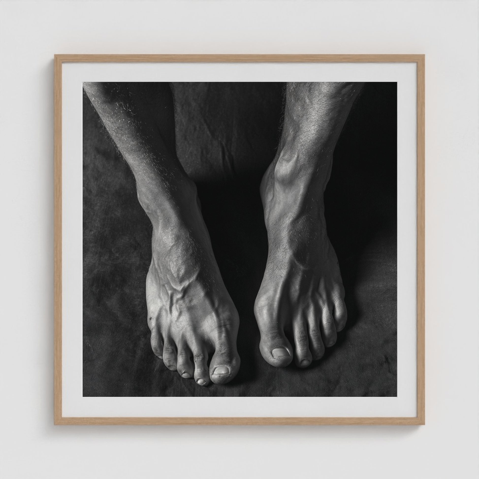 Underfoot 36x36 Natural Square Box Frame
