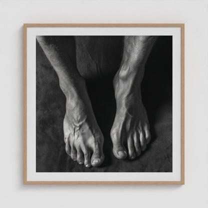 Underfoot 36x36 Natural Square Box Frame