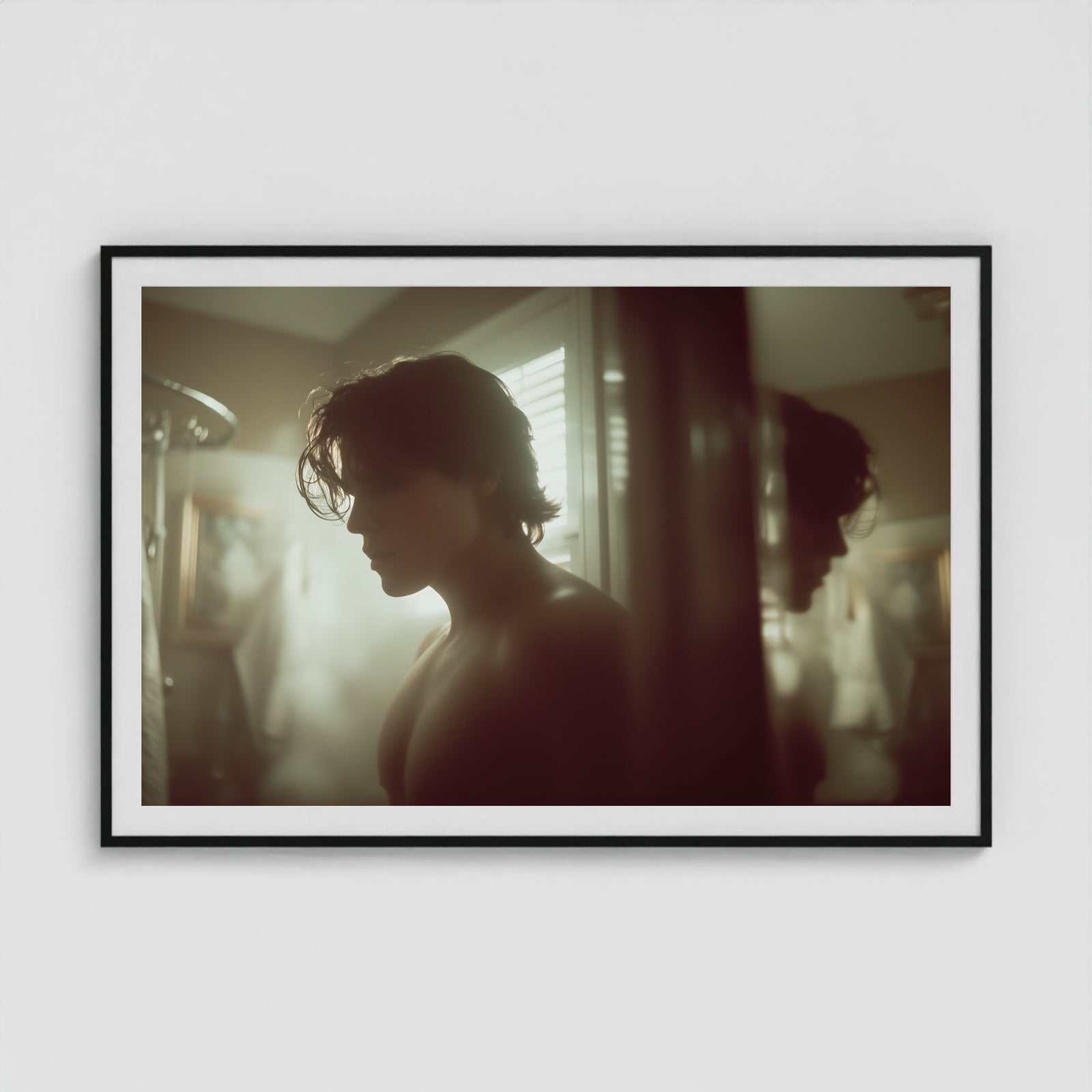 Undressed 60x40 Black Landscape Box Frame
