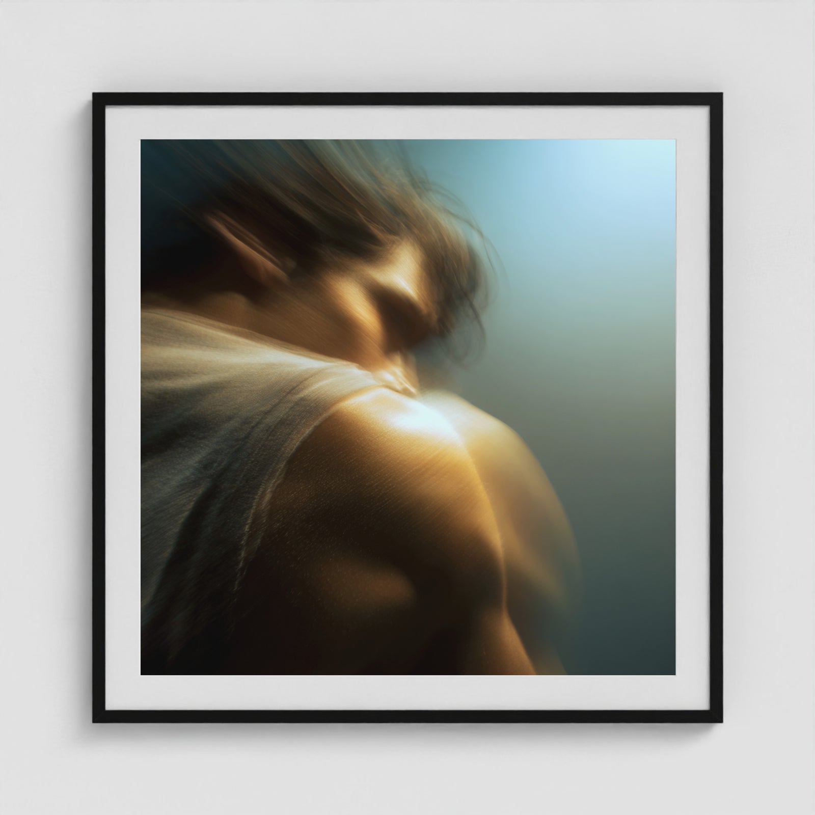 Unmoored 36x36 Black Square Box Frame