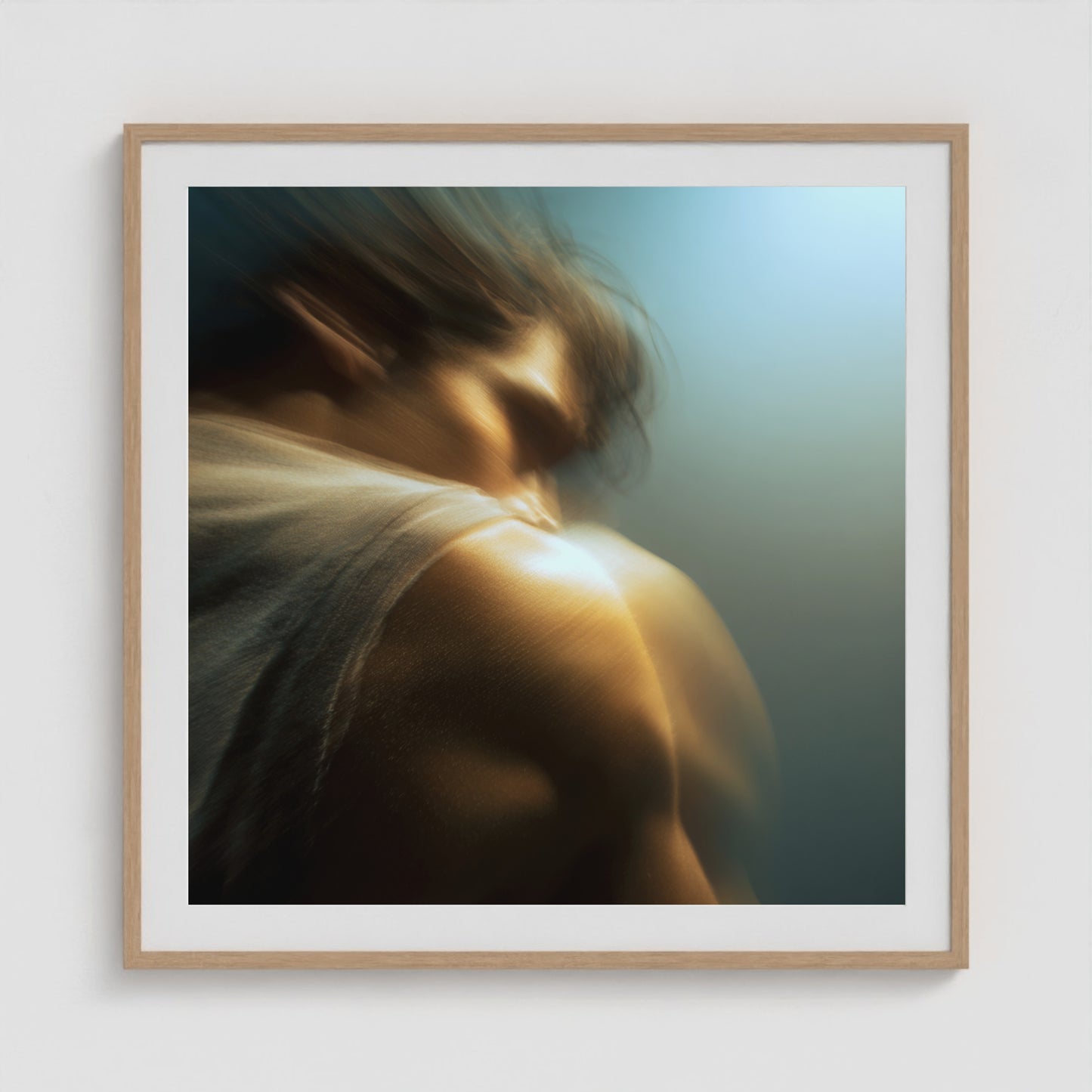 Unmoored 36x36 Natural Square Box Frame