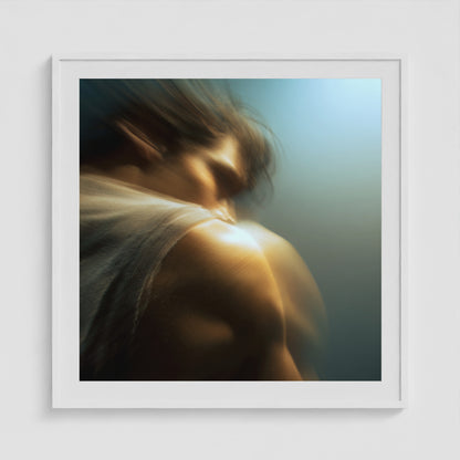 Unmoored 36x36 White Square Box Frame
