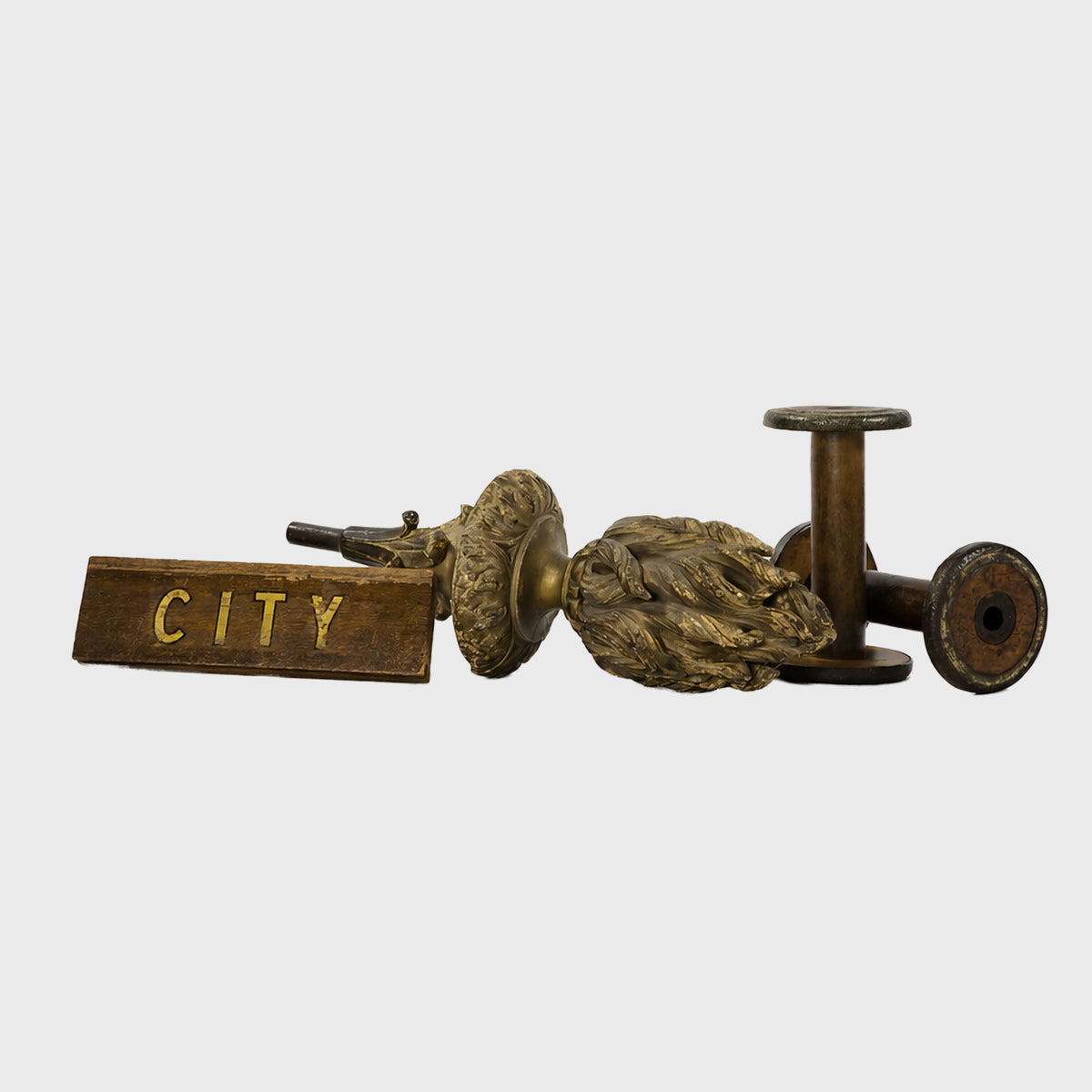 Product shot of Liberty New York City Vintage Four Piec – Masculine Fine Art - Luxury Decorative Accessories | Provenance & Patina