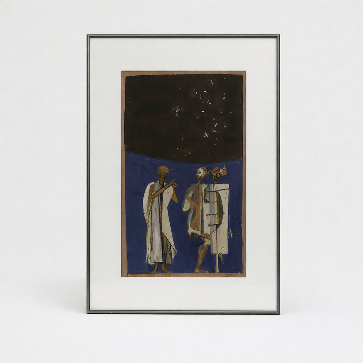 Product shot of Vintage Collected Wall Art Custom Frame – Masculine Fine Art - Luxury Artwork | Provenance & Patina