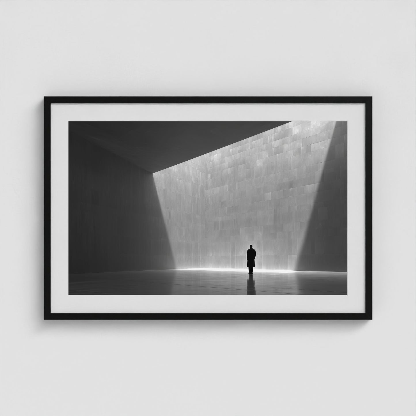 Void + Vessel + Light 36x24 Black Landscape Box Frame