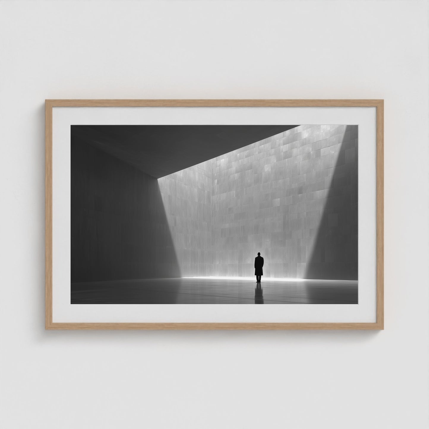Void + Vessel + Light 36x24 Natural Landscape Box Frame