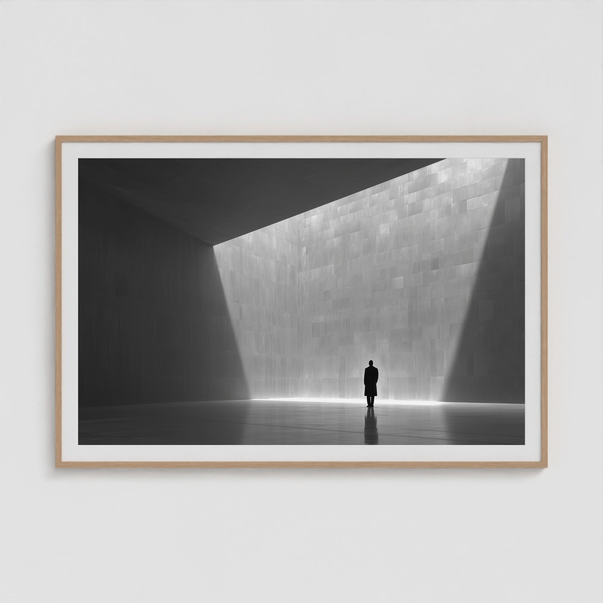 Void + Vessel + Light 60x40 Natural Landscape Box Frame