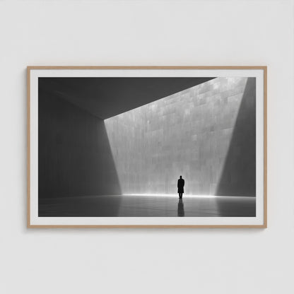Void + Vessel + Light 60x40 Natural Landscape Box Frame