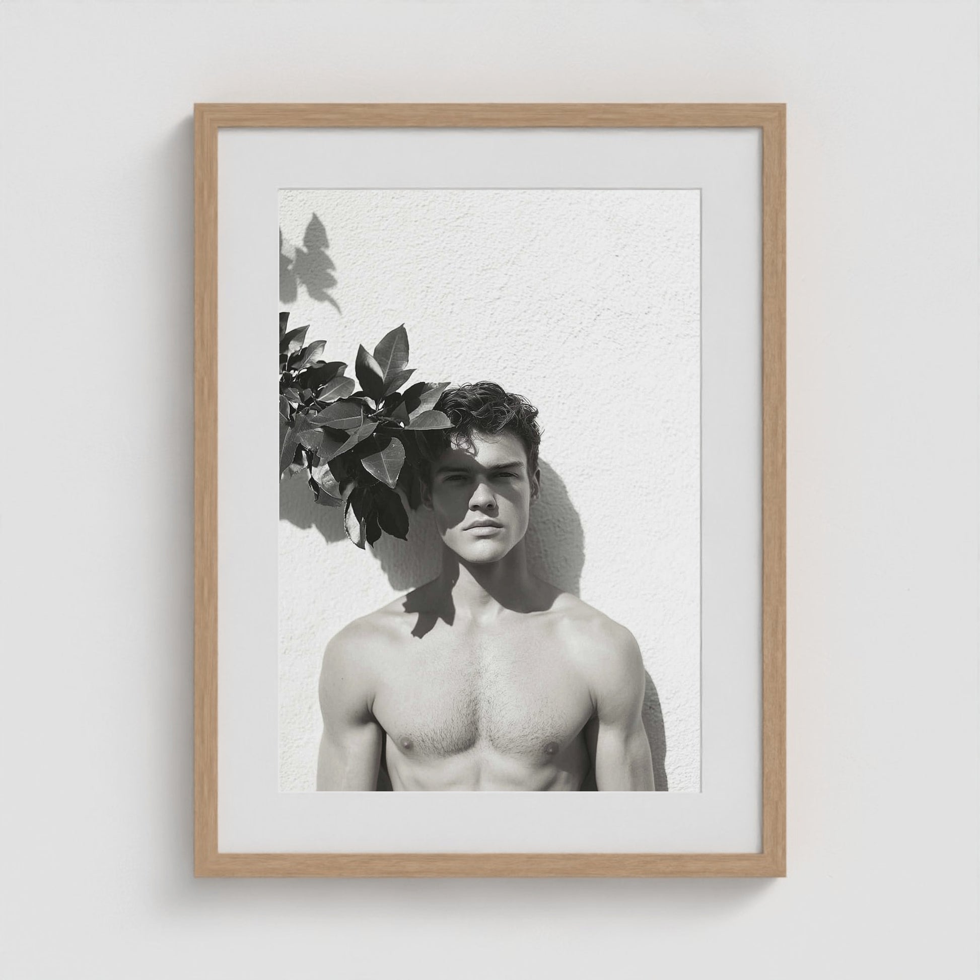 Wallflower 18x24 Natural Portrait Box Frame