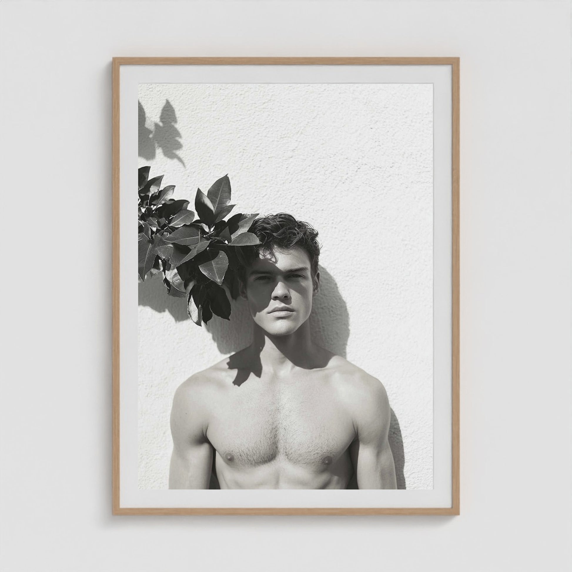 Wallflower 36x48 Natural Portrait Box Frame